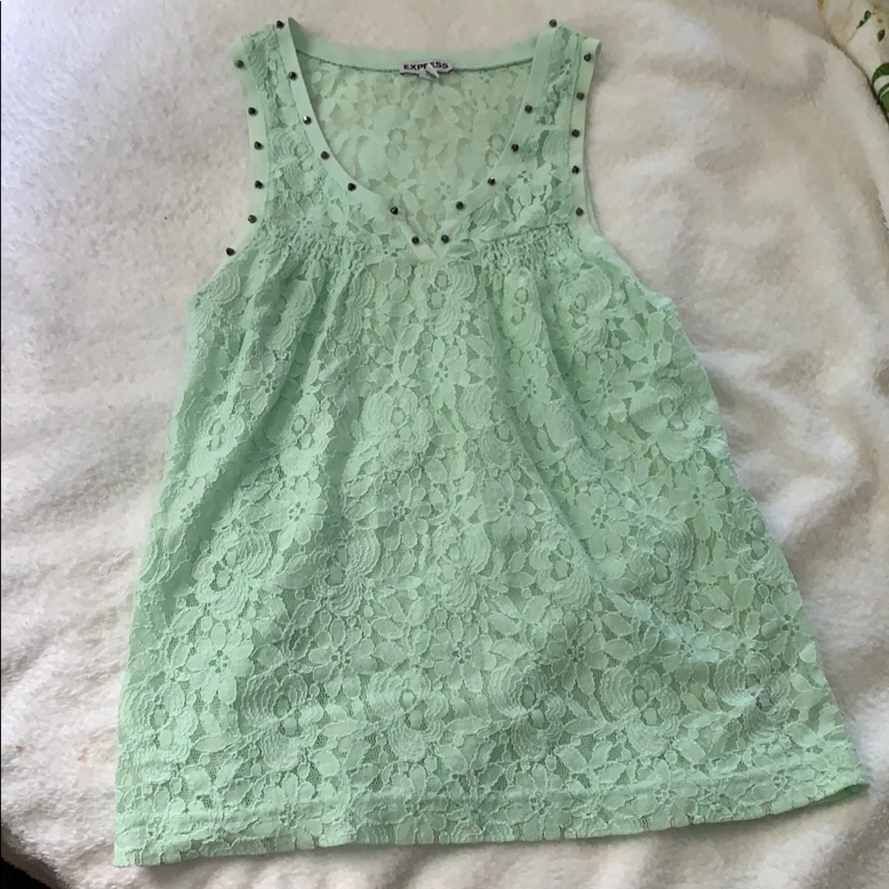 Sheer Lace Tank